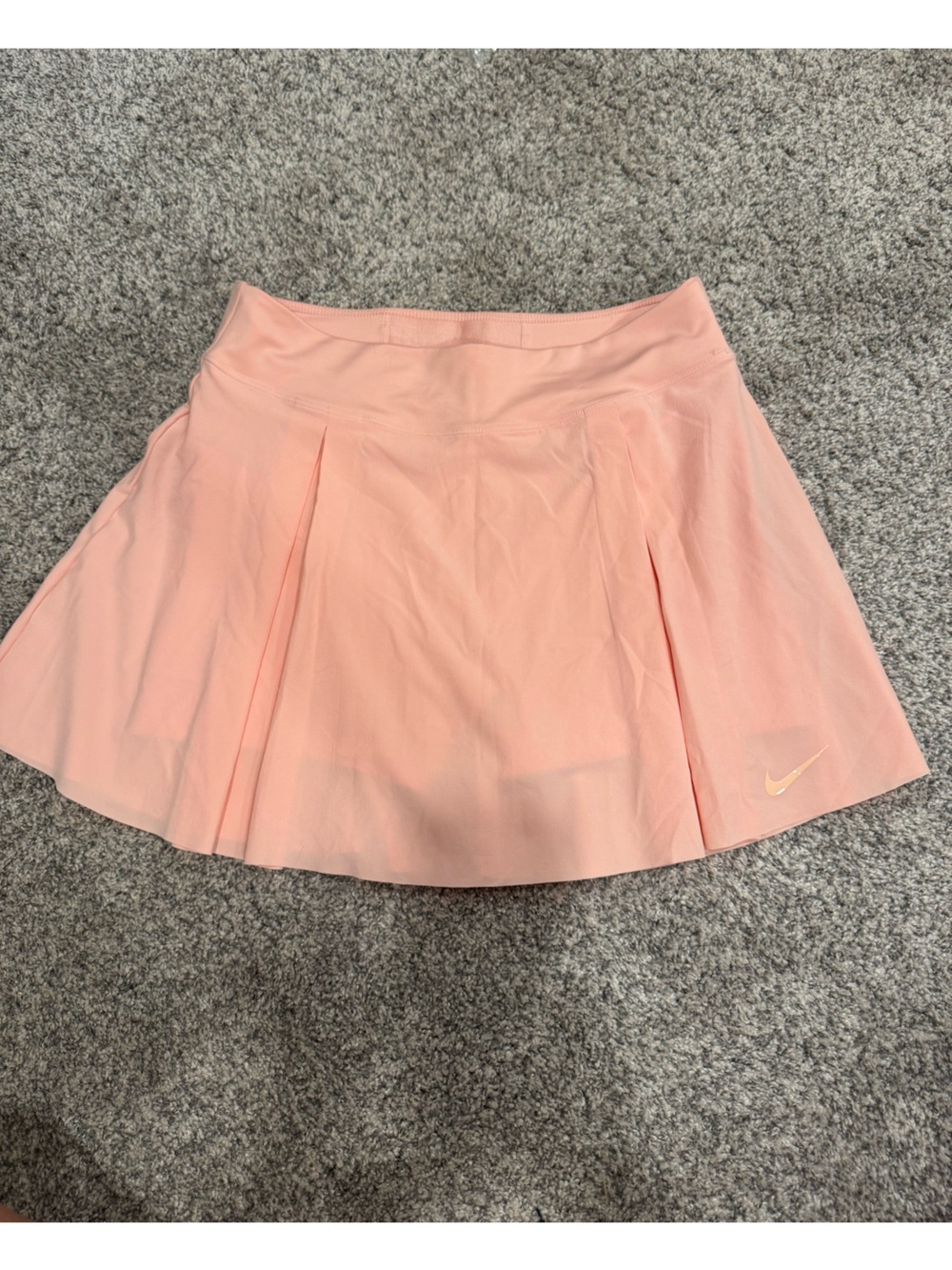 Nike Light Pink Tennis Skirt with Logo